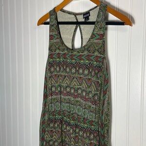 Patagonia Colorful Patterned Sleeveless Athletic Dress small